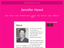 Tablet Screenshot of jenniferhowd.com